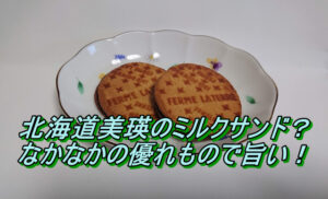北海道美瑛のミルクサンド！なかなかの優れもので旨い！