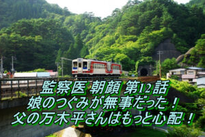 監察医 朝顔 第12話 つぐみは無事だった！平さんがすごく心配！