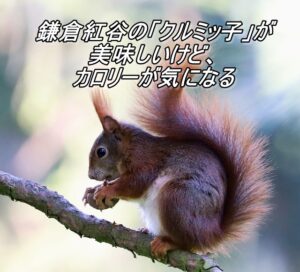 鎌倉紅谷のクルミッ子が美味しいけど、カロリーが気になる
